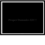Proper dummies 121