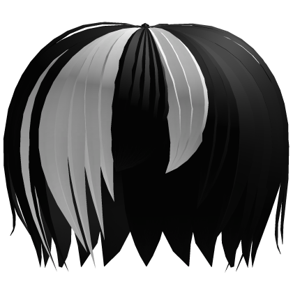 (っ҂ཀ•)っ Black & White Vampiric Anime Hair