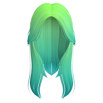 Seaweed Green Straight Hair thumbnail