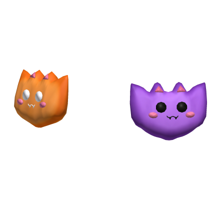 [NEW 🚨] Cute Mini Bat Hair Clips Orange/Purple