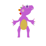 Crystal Dino Abstracted