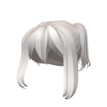 White  Cute Hair