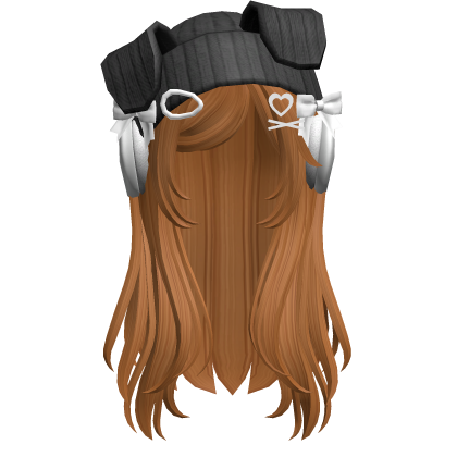 Soft Hair w/ Cute Puppy Beanie (Ginger) Roblox item