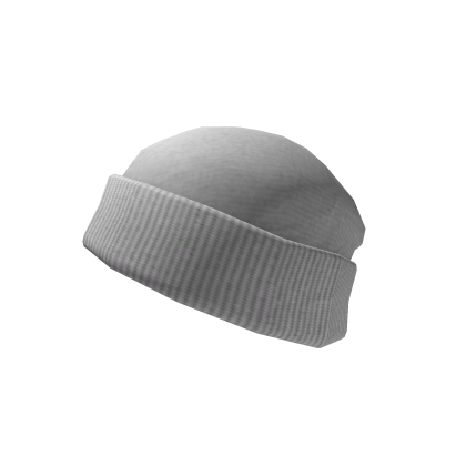 Cool Winter Beanie in White (Hair Compatible)