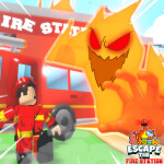 🔥 Escape The Fire Station Obby (⏰)