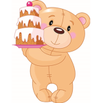 Cake is the best too eat