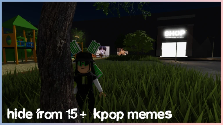 Corre de memes de kpop a las 2 a.m. - Roblox
