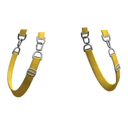Yellow Suspender Waist Straps