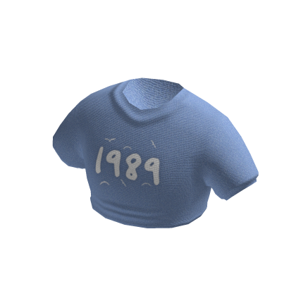 Camiseta Azul Singer 1989 - Roblox