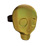 Golden Skull Mask