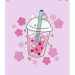 Cherry blossom boba