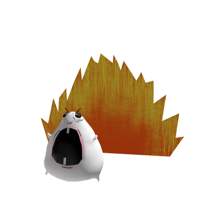 Angry Hamster with Fire behind you - Cute Pet