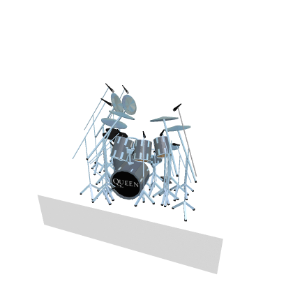 real finished drum set
