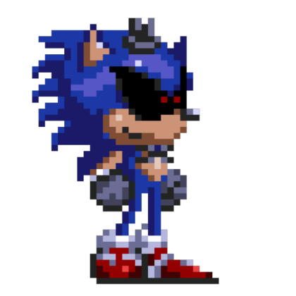 Pixel Nightmare Sonic Roblox decal