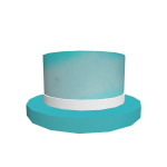 White Banded Top Hat