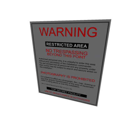 WArning Sign
