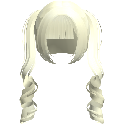 blonde cute douyin princess pigtails