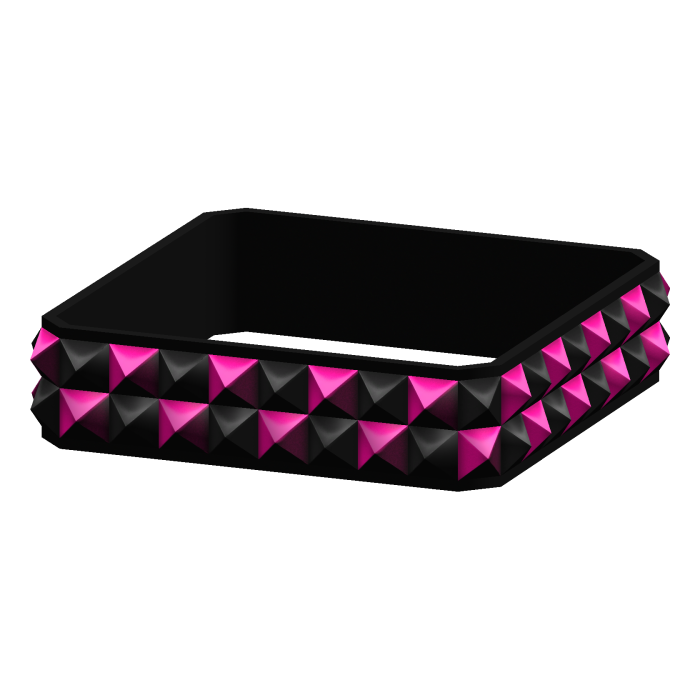 Pink Studded Scene Bracelet [R6 Left]