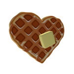 Waffle Heart Backpack