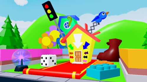 🎨CRAZY FUNHOUSE OBBY! (READ DESC)