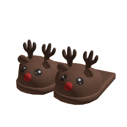 Cute Christmas Reindeer Slippers 🦌 thumbnail
