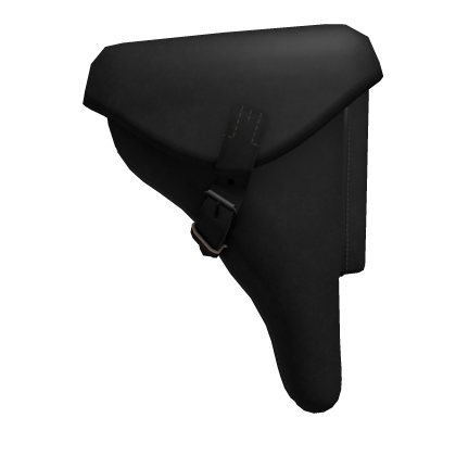 German M1908 Black Leather Pistol Holster  Roblox item