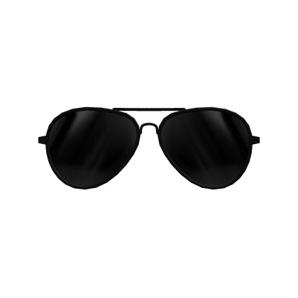 Stylish Black Noir Aviators
