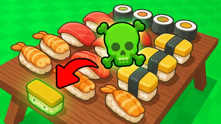 Poison Sushi! [3 + 4 PLAYERS!]