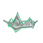 White Turquoise Crown