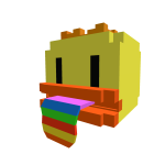 Rainbow Duck Voxel