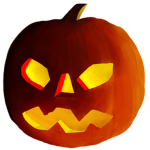 Team of real pumpkins