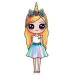 Unicorn girls go