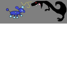 black raptor and lolo icon