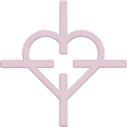 cute fawn deer crosshair - pink