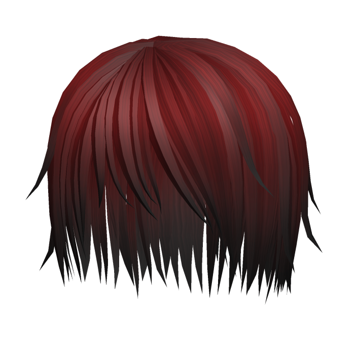 🦞Red Messy Emo Anime Vkei Punk Hair🦞