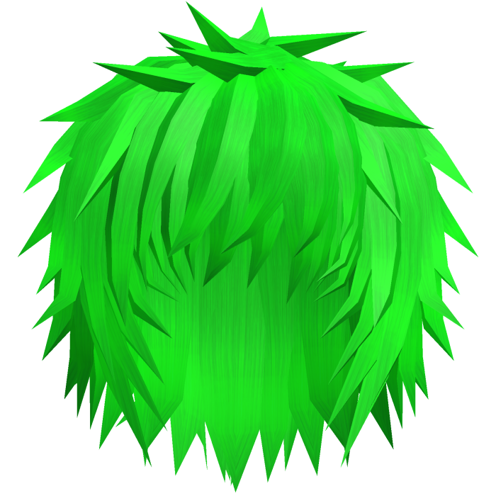 Green Spiky Emo Vkei Anime Boy Hair