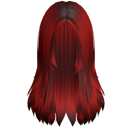 Red Y2k Grunge Long Hair Roblox item