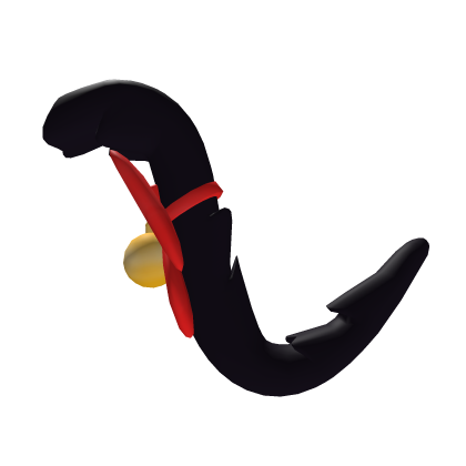 Witch Cat Tail With Ribbon and bell