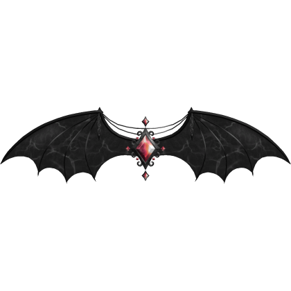 Halloween Gemstone Bat Wings (Red)