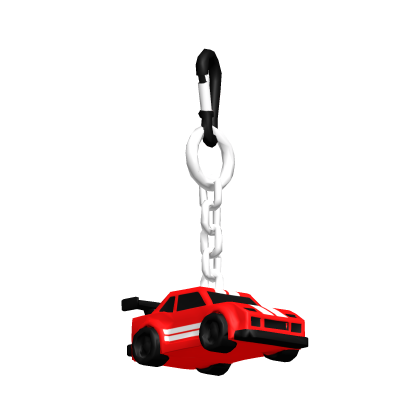Mini Red Car Keychain