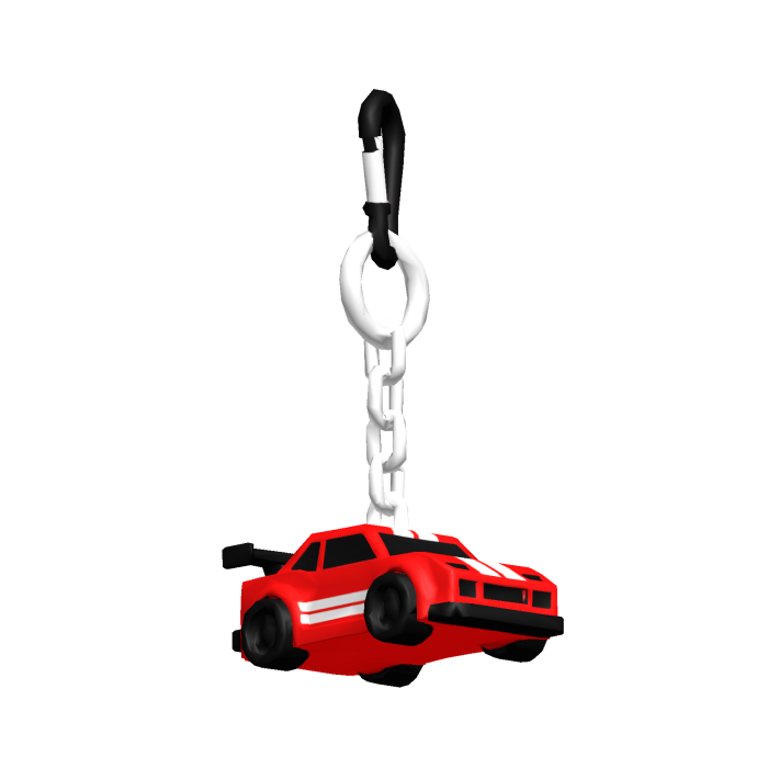 Mini Red Car Keychain