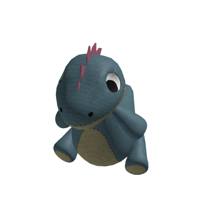 Holdable Blue Dino Plush thumbnail