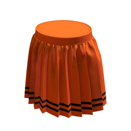 Black Striped Orange Pleated Skirt Roblox Item Rolimon s