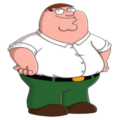 Transparent Peter Griffin Roblox decal
