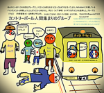 カントリーボール人間の集まりグループ