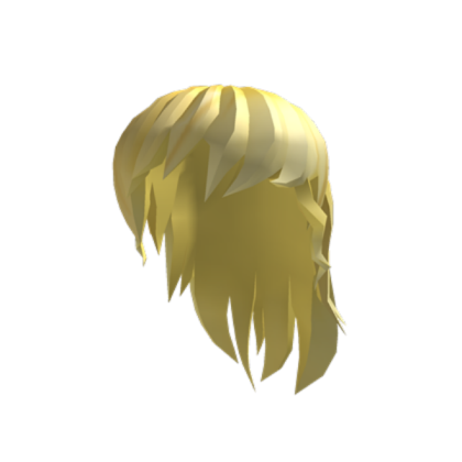 golden anime hair roblox Roblox decal