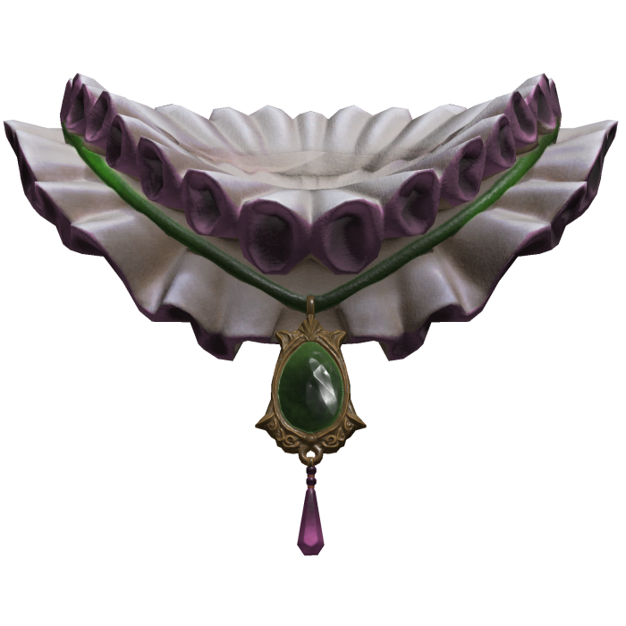 Purple Jester Neck Ruffle 1.0
