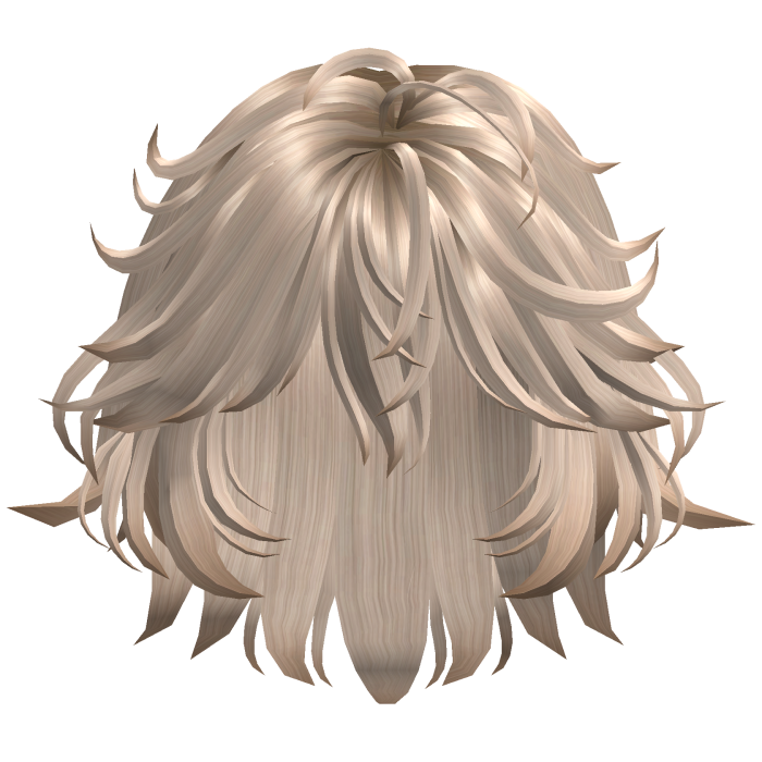 Fluffy Tousled Bob Hair - Blonde