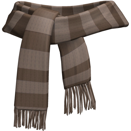 3.0 Brown Striped Scarf