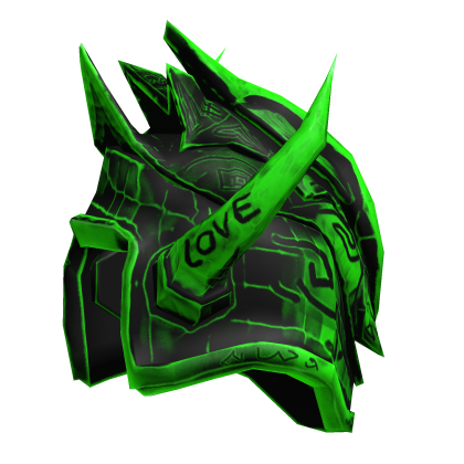 Ancestral Shoulder Armour - Right - Green